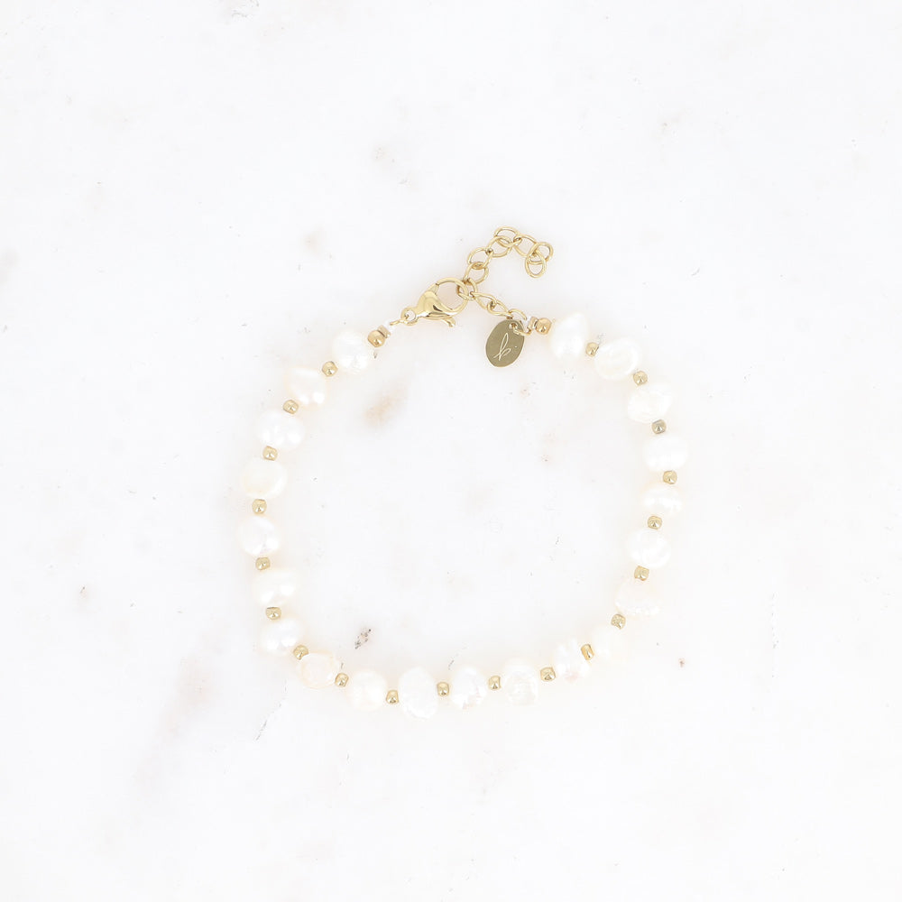 BRACELET NEJMA - PERLES ET PERLES D'EAU DOUCE
