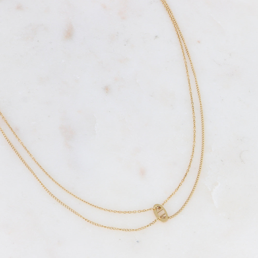 CHOKER AGHILES / DORE OU ARGENT