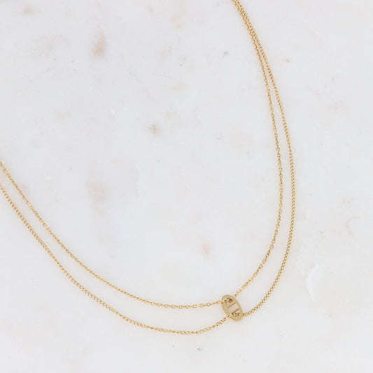 CHOKER AGHILES / DORE OU ARGENT