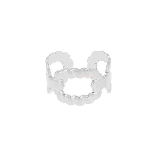 Bague aux motifs ronds entrelacés BAGUE AUX MOTIFS RONDS ENTRELACES