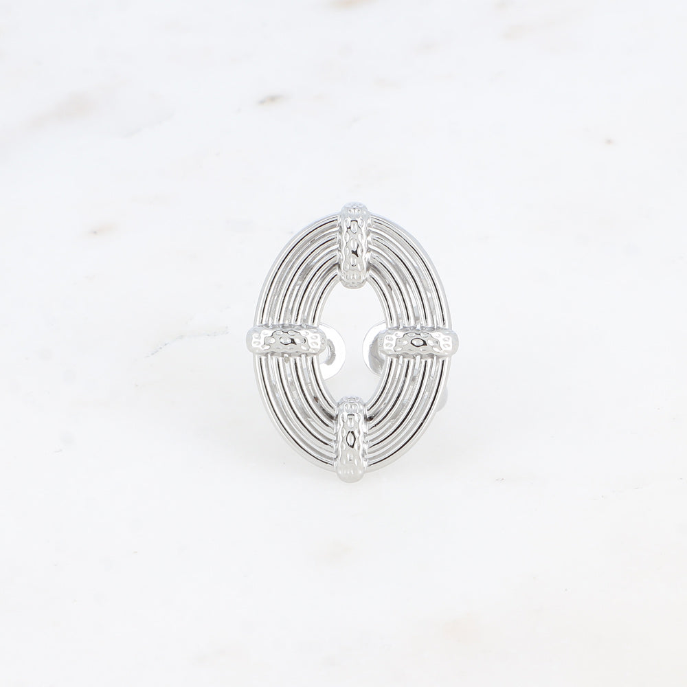 BAGUE - NIDA / DORE OU ARGENT
