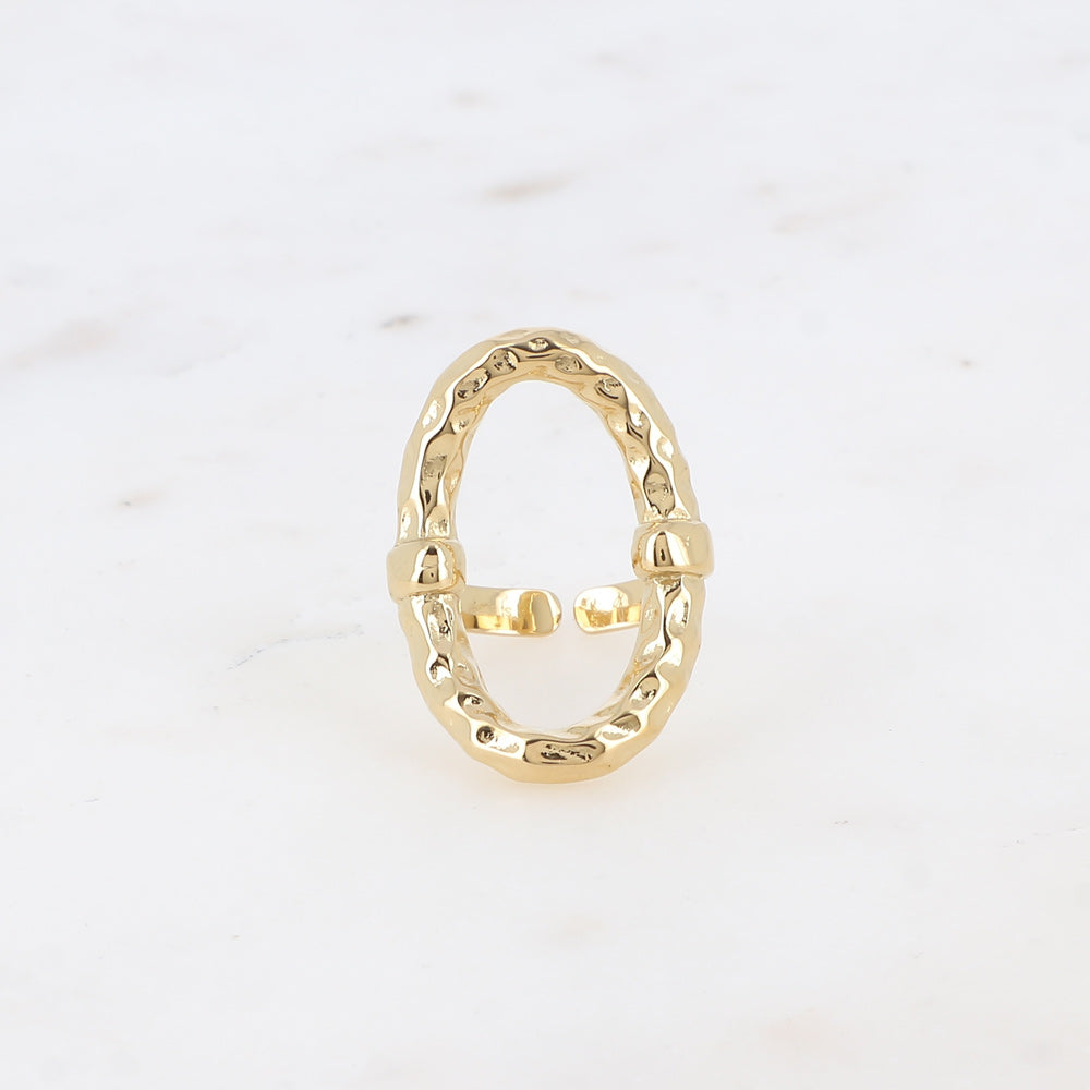 BAGUE OLIMPE - OVALE ETROIT / DORE OU ARGENT