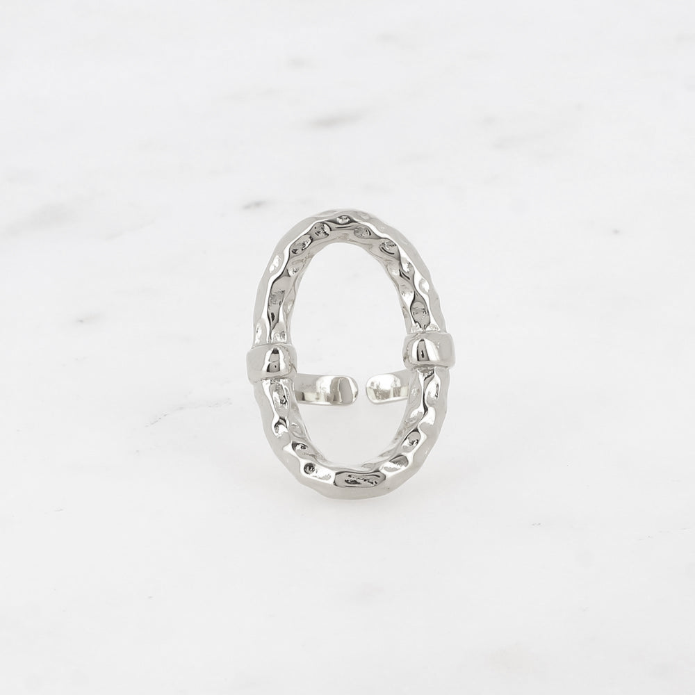 BAGUE OLIMPE - OVALE ETROIT / DORE OU ARGENT