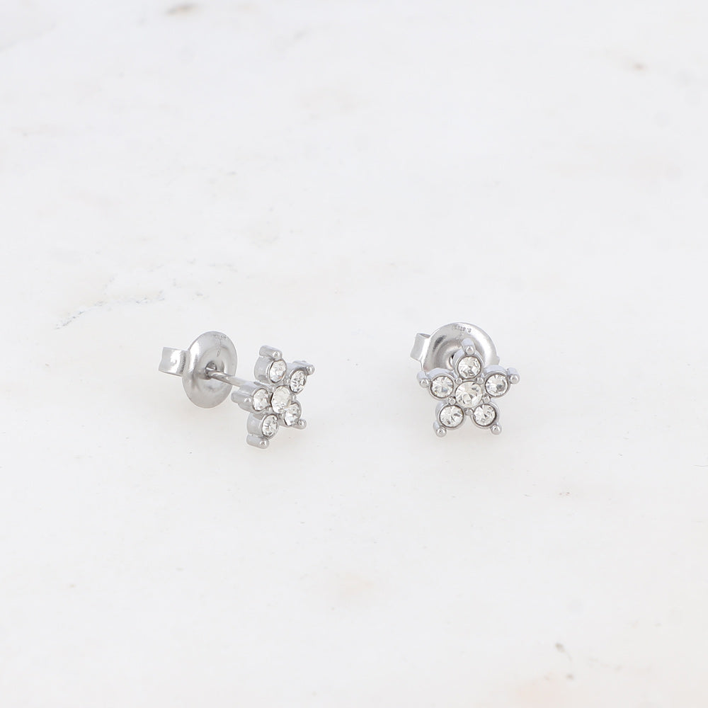 BOUCLES PUCES - ÉTOILE ET OXYDES DE ZIRCONIUM