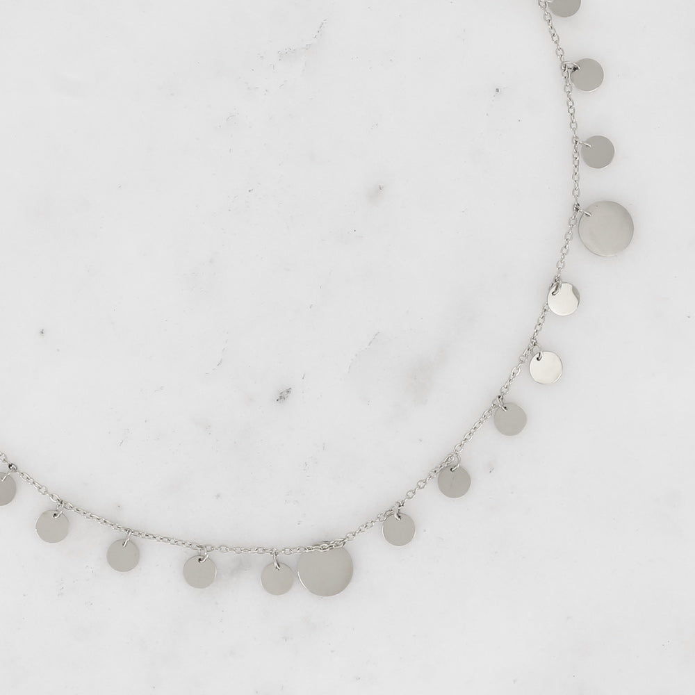 COLLIER BULLINATIE - PAMPILLES RONDES / DORE OU ARGENT