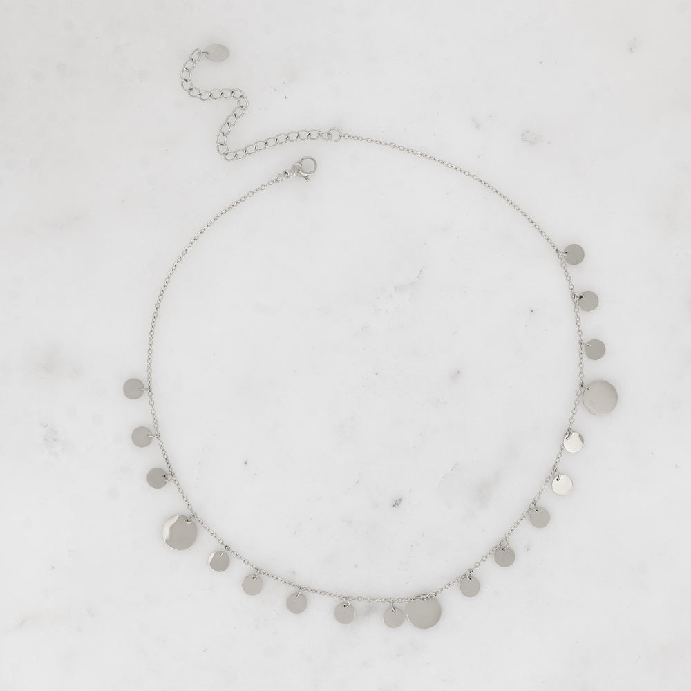 COLLIER BULLINATIE - PAMPILLES RONDES / DORE OU ARGENT