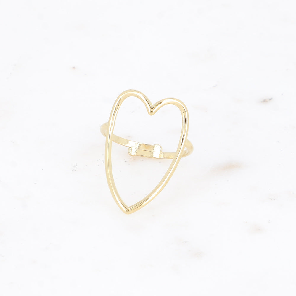 BAGUE - GRAND COEUR FIN AJOURE