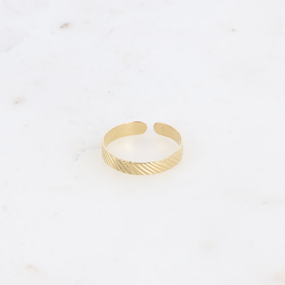 BAGUE CALLIOPEE / DORE OU ARGENT