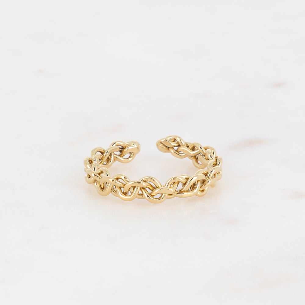 BAGUE - IAGO / DORE OU ARGENT
