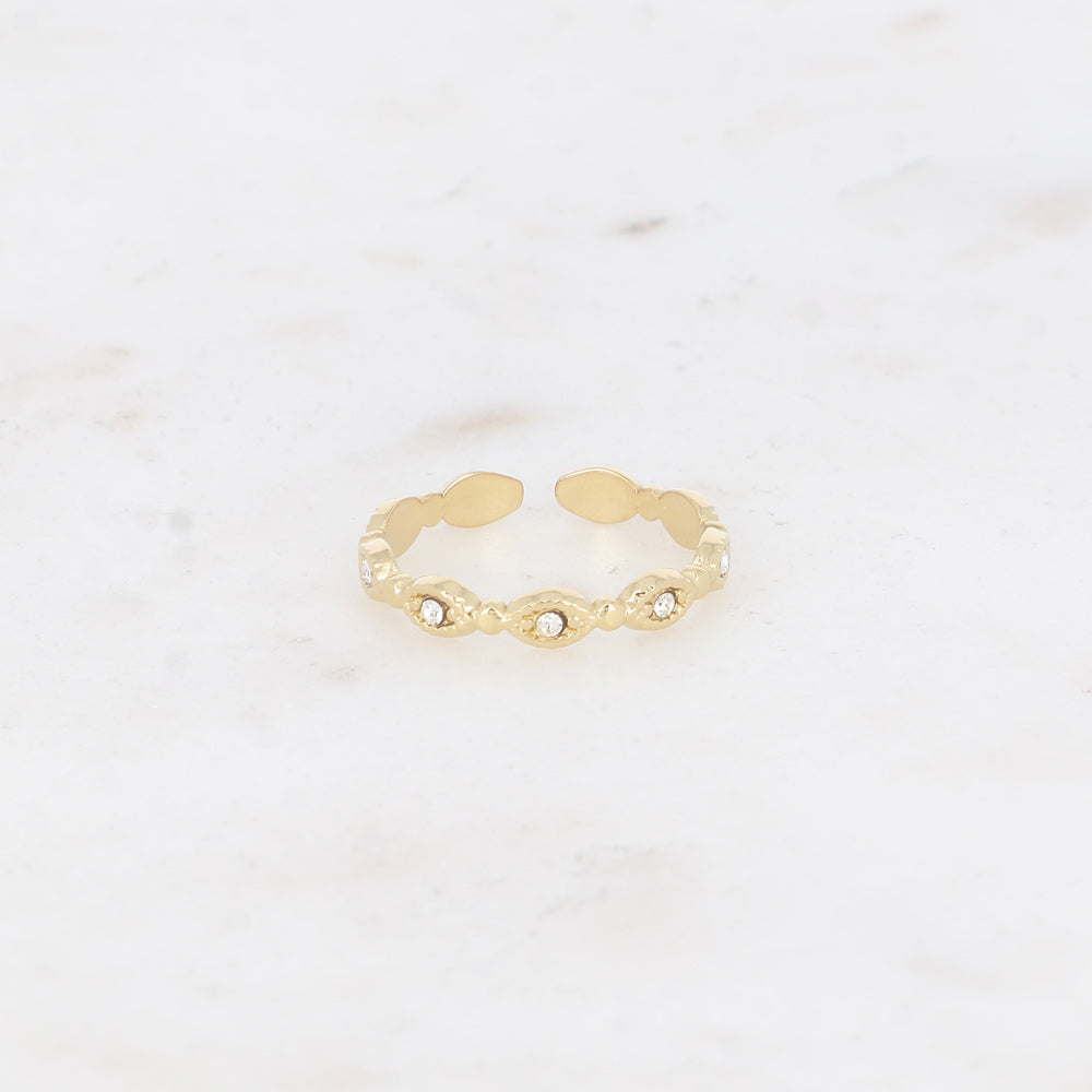 BAGUE KALILA / DORE OU ARGENT