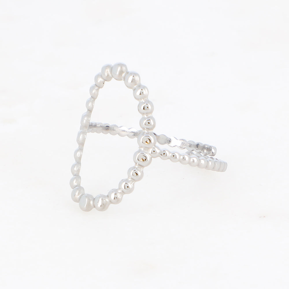 BAGUE AIME OVALE / DORE OU ARGENT