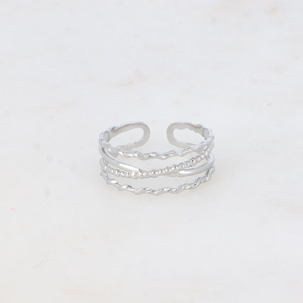 BAGUE DELIA / DORE OU ARGENT