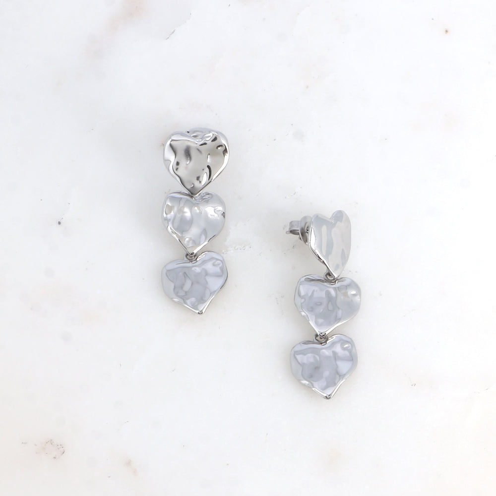 BOUCLES PENDANTES BERENIA / DORE OU ARGENT