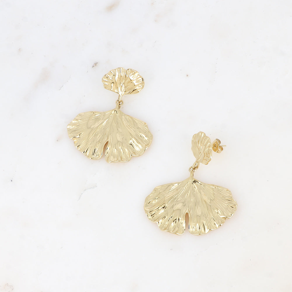BOUCLES PENDANTES SIERRA / DORE OU ARGENT