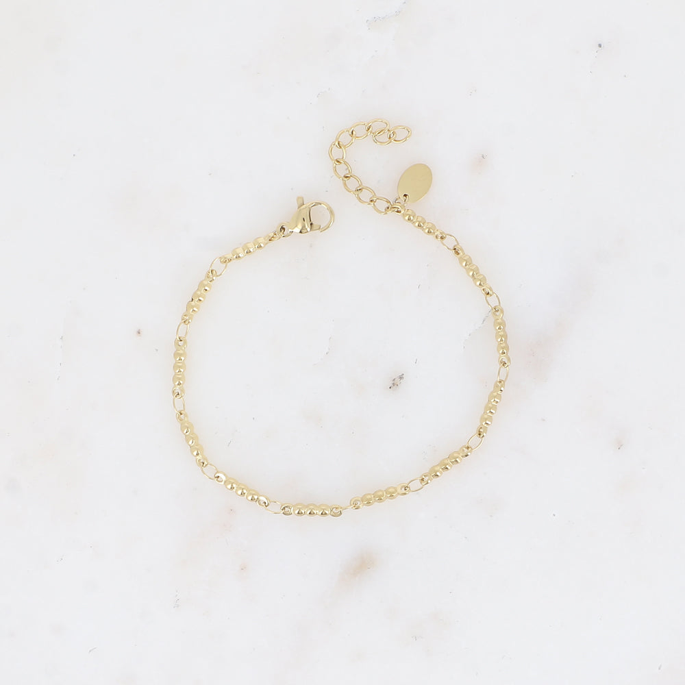 BRACELET - MAILLE 3 GRAINS