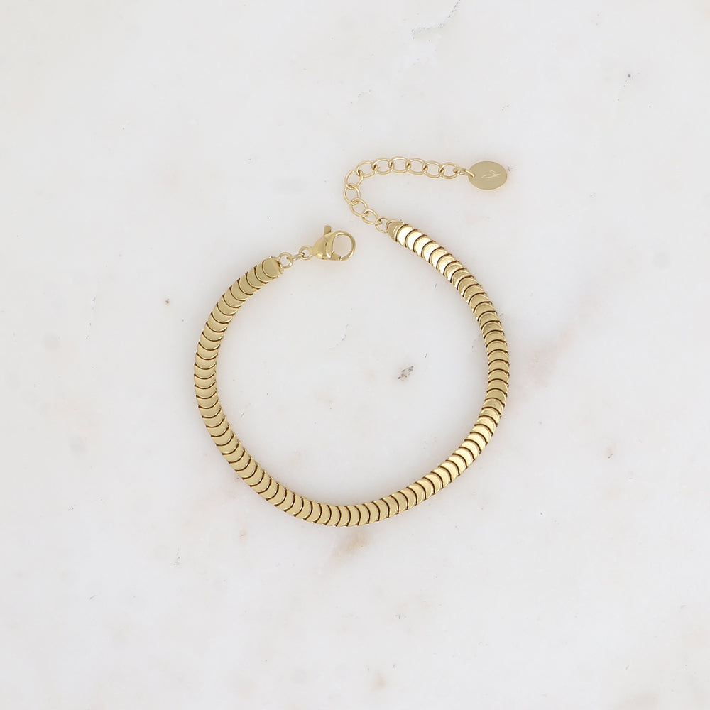 BRACELET - MAILLE EFFET ECAILLE