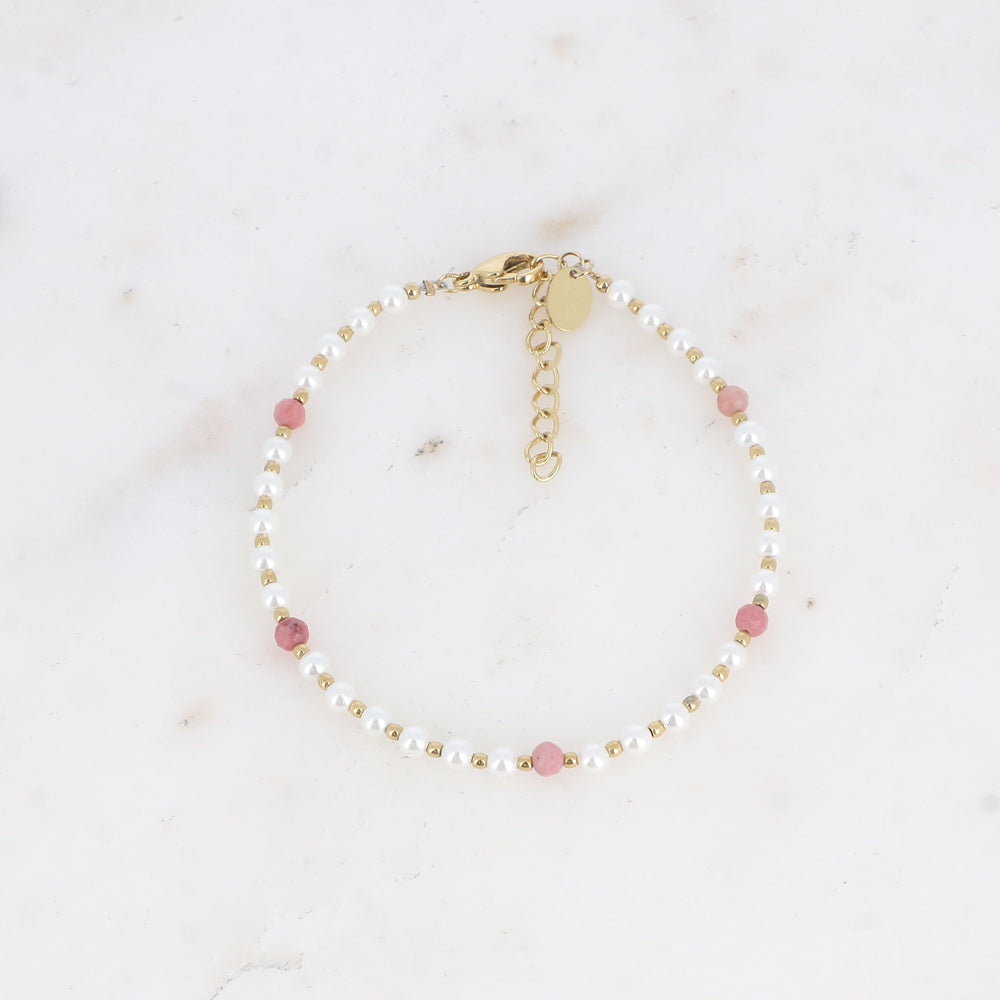 BRACELET - PERLES DE RESINE / PLUSIEURS COULEURS