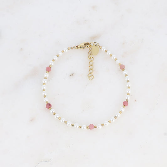 BRACELET - PERLES DE RESINE / PLUSIEURS COULEURS