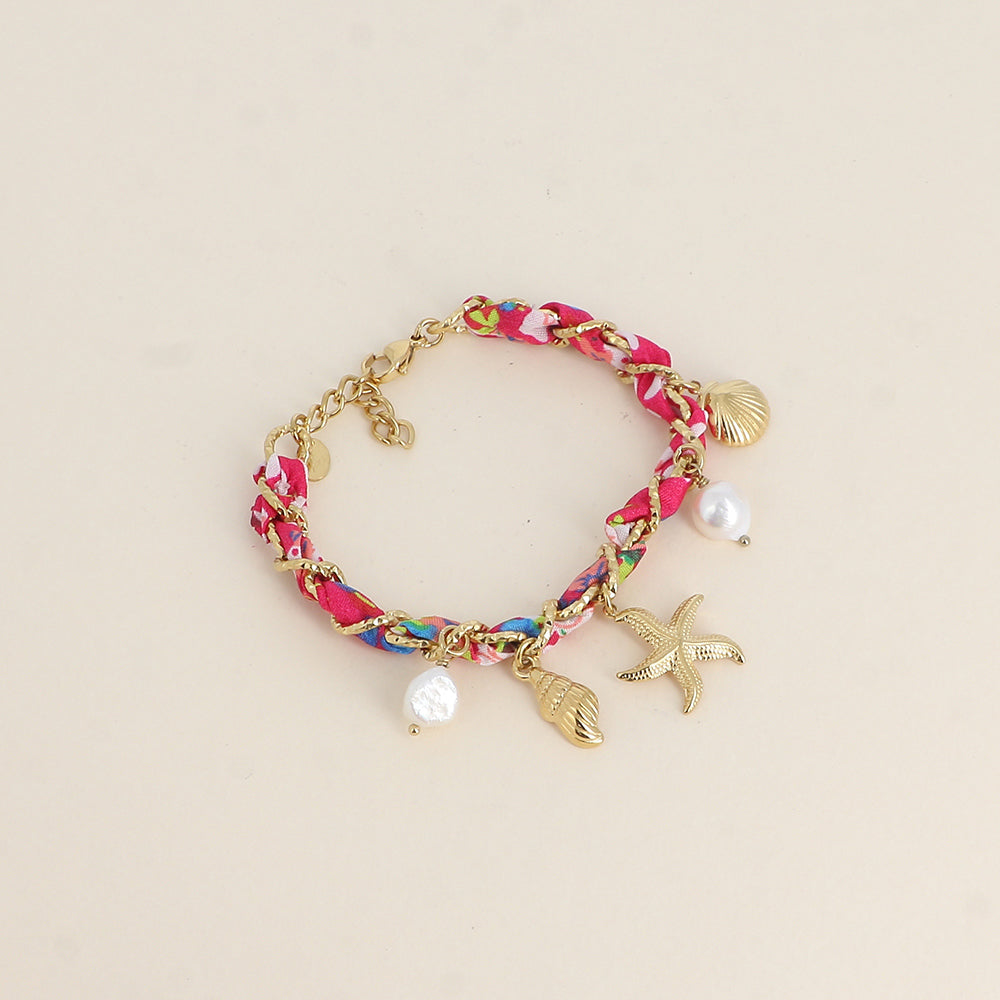 BRACELET - TISSU TRESSE / DIFFERENTES COULEURS