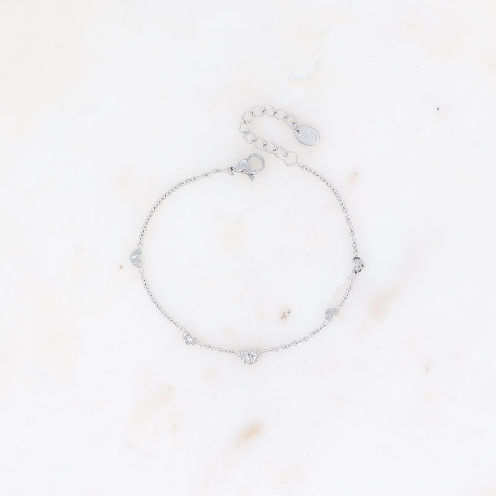 BRACELET GAMSE - PETITS COEURS TEXTURES