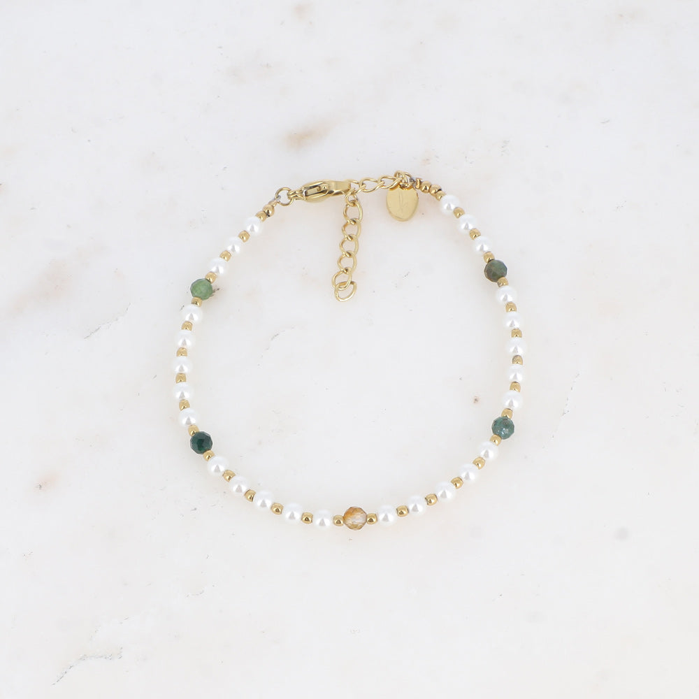 BRACELET - PERLES DE RESINE / PLUSIEURS COULEURS