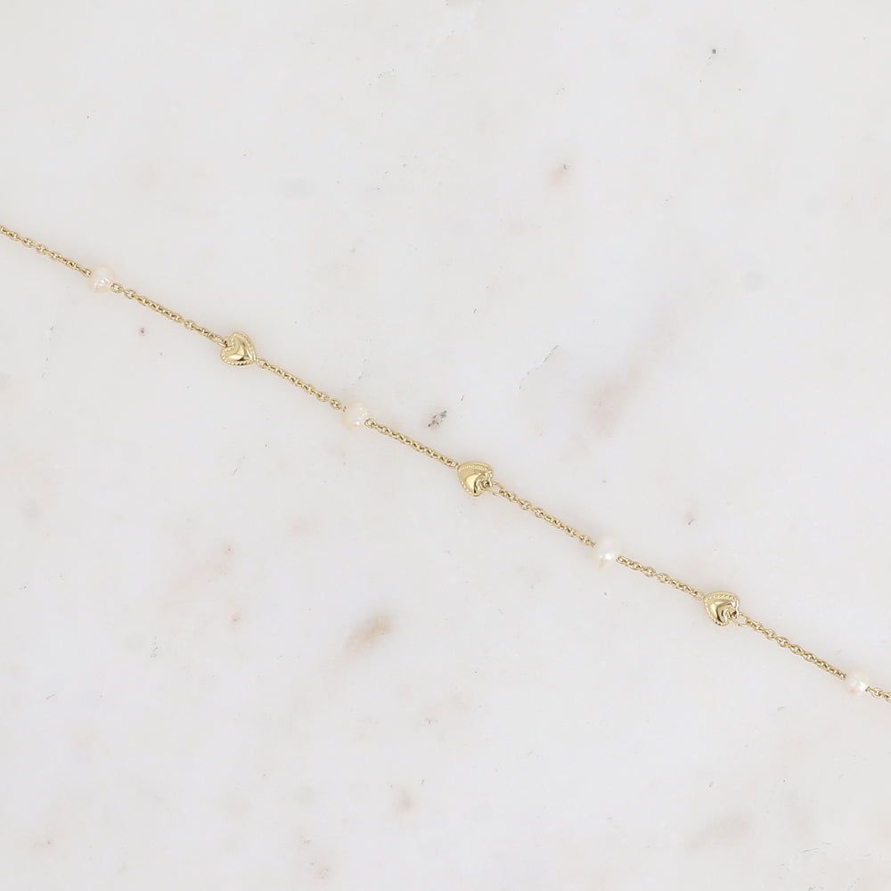 BRACELET COEURA / DORE OU ARGENT
