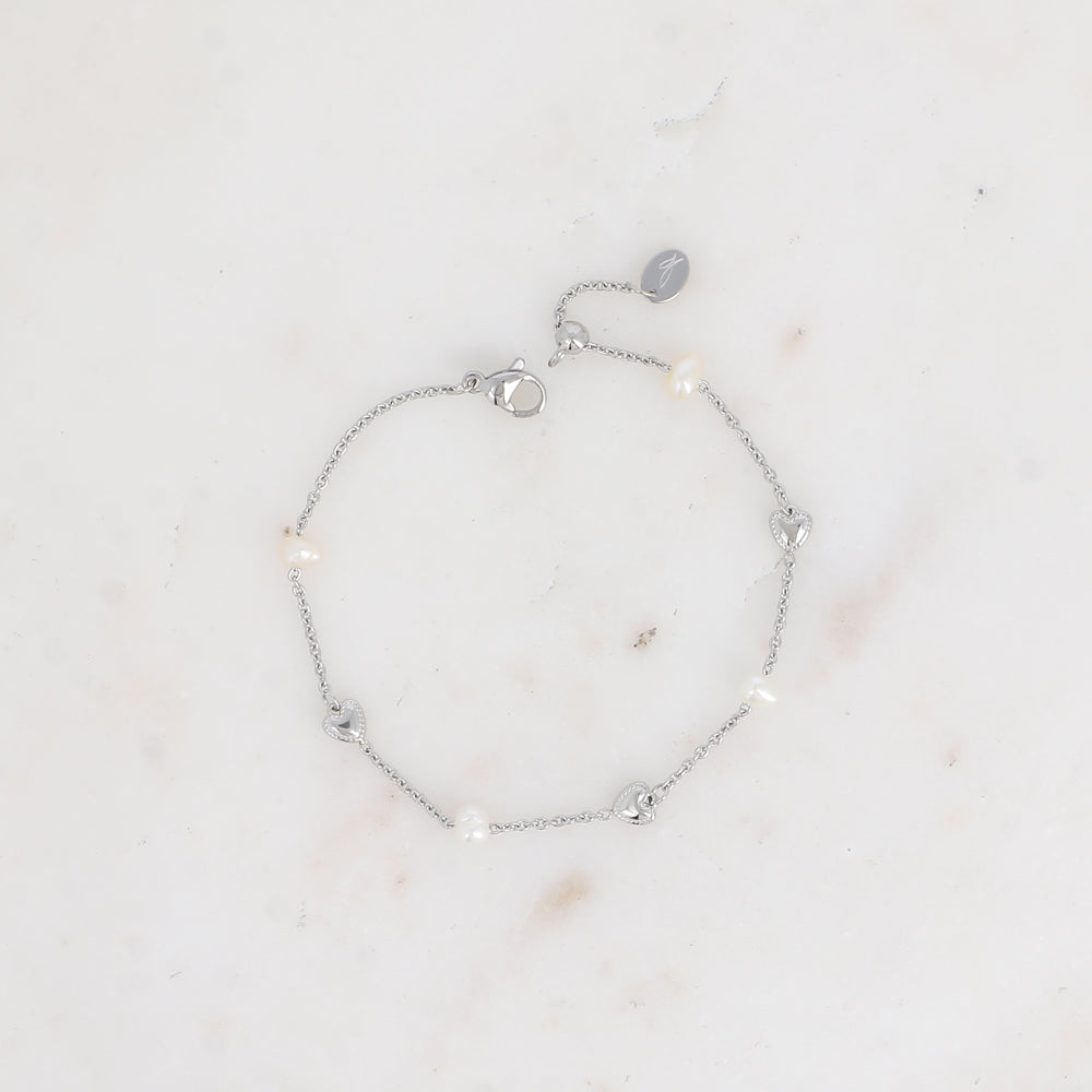 BRACELET COEURA / DORE OU ARGENT