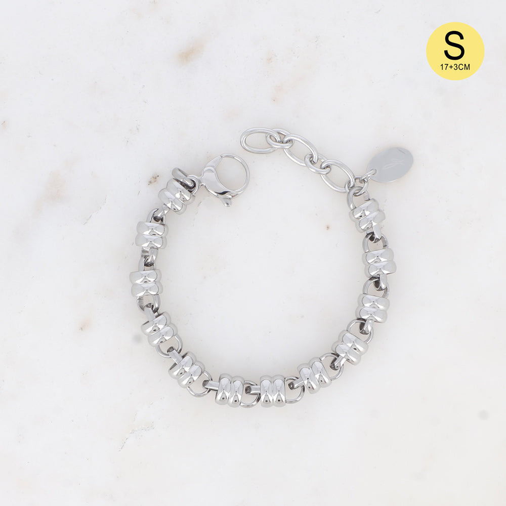 BRACELET UNISEX / DORE OU ARGENT