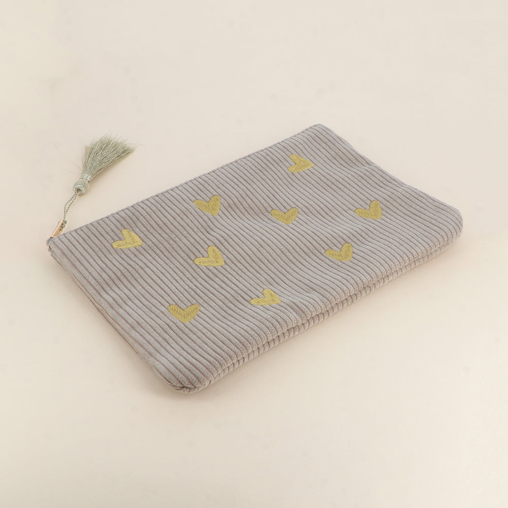 TROUSSE - COEURS - VELOURS CÔTELE / PLUSIEURS COULEURS