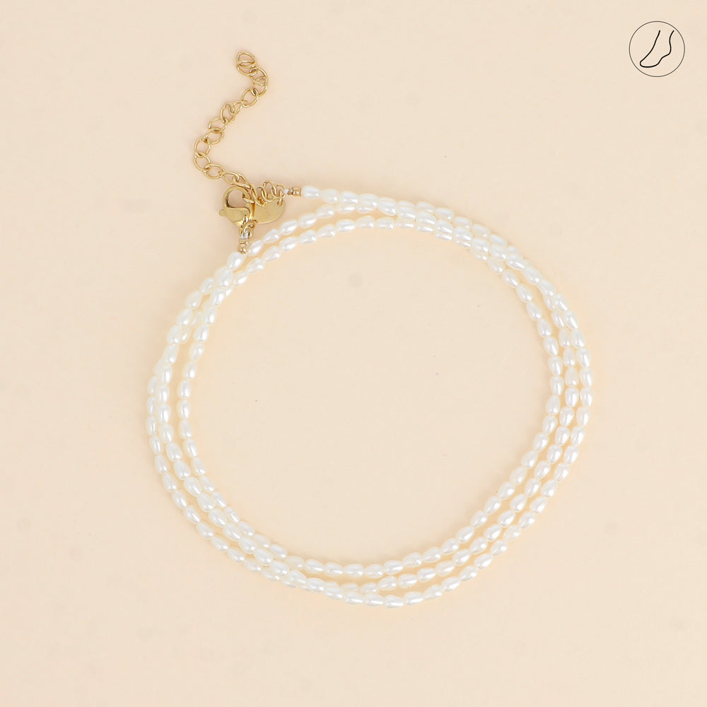 BRACELET DE CHEVILLES 3 TOURS