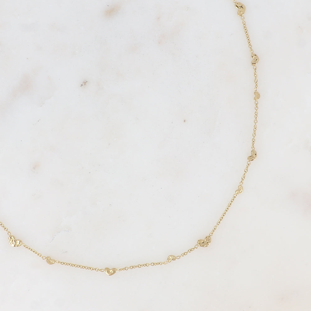 COLLIER GAMSE / DORE OU ARGENT