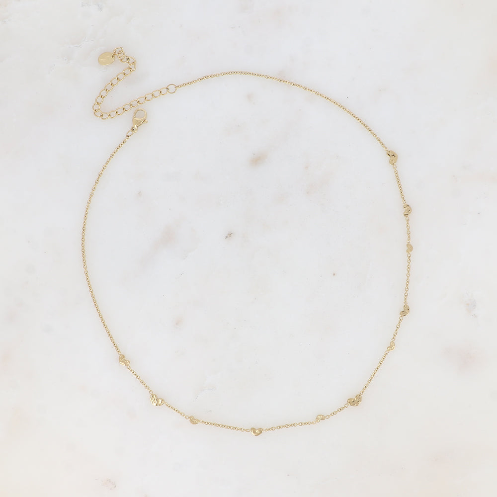 COLLIER GAMSE / DORE OU ARGENT