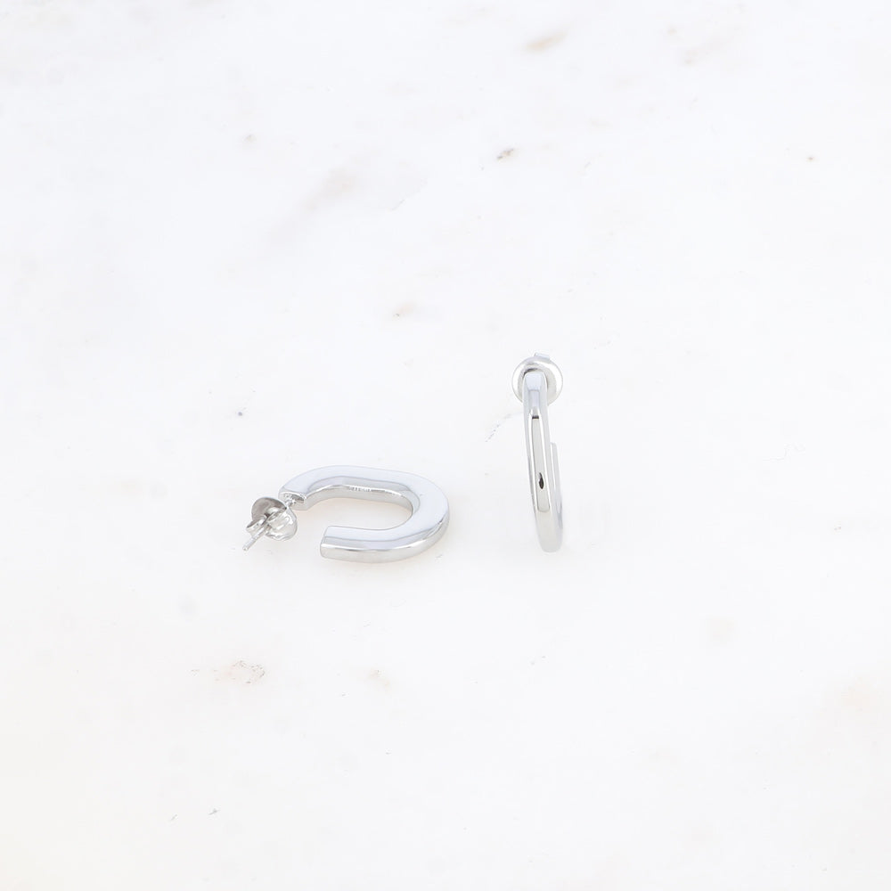 CREOLES - ANNEAU OVALE PLAT / DORE OU ARGENT