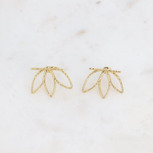 BOUCLES PUCES / DORE OU ARGENT