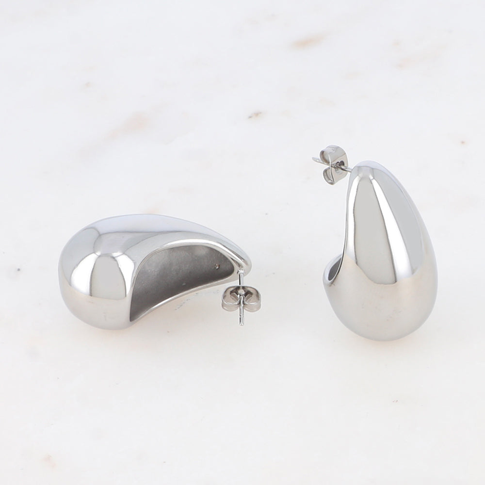 BOUCLES PUCES - GOUTTE CREUSE LISSE