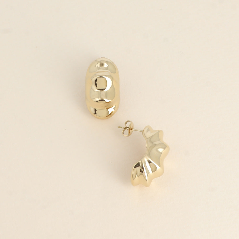 BOUCLES PUCES NOELINE / DORE OU ARGENT