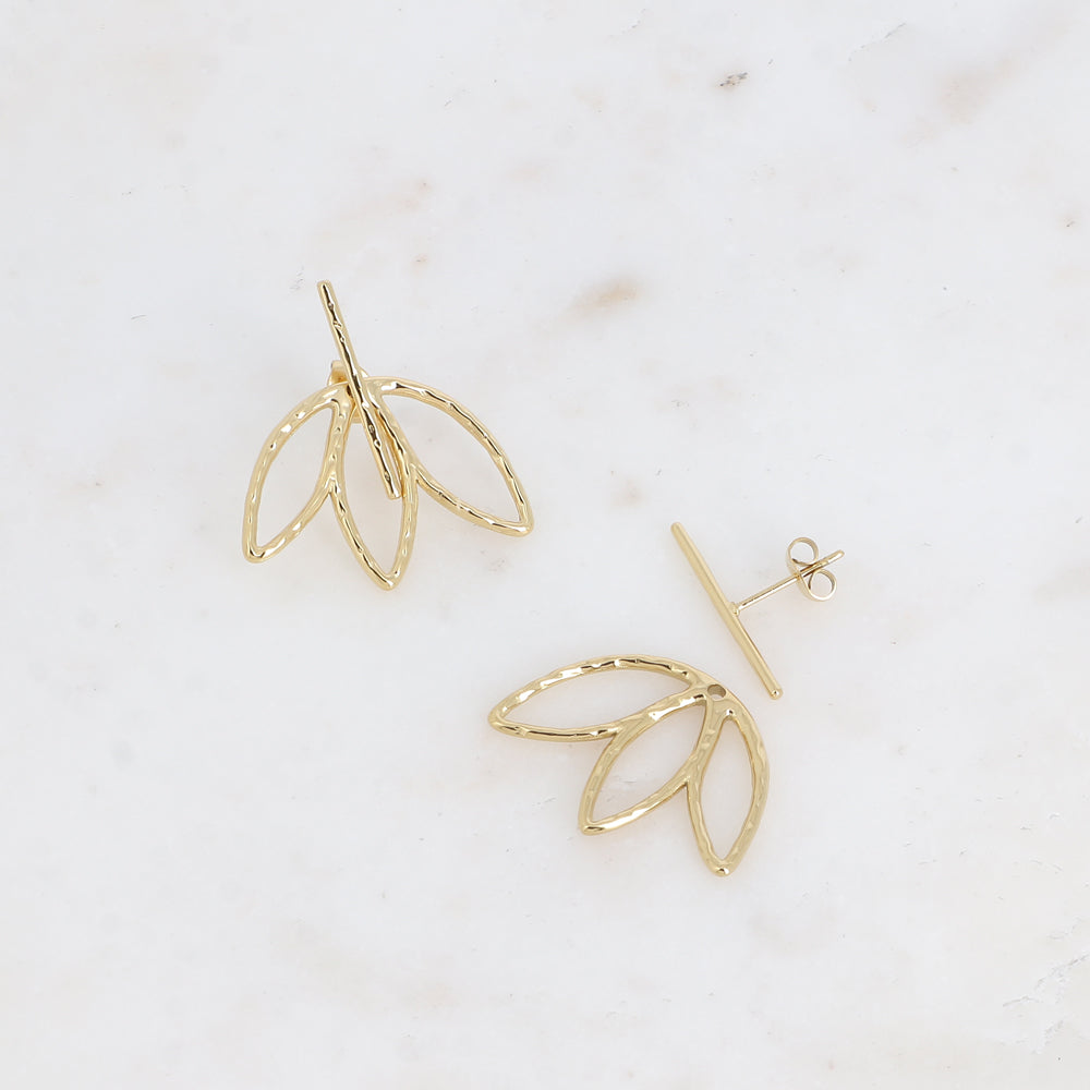 BOUCLES PUCES / DORE OU ARGENT
