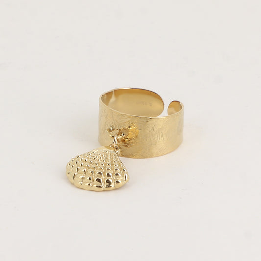 BAGUE - PAMPILLE COQUILLAGE