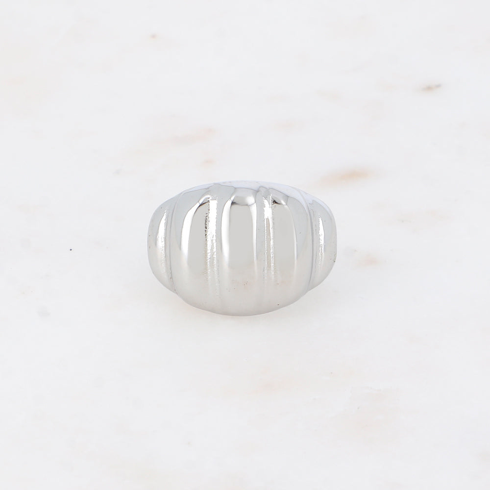 BAGUE - ANNEAU EFFET COQUILLAGE