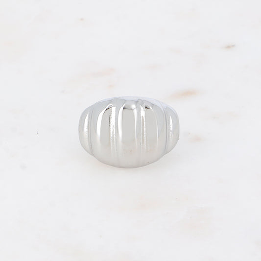 BAGUE - ANNEAU EFFET COQUILLAGE