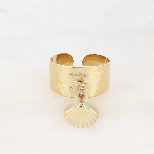 BAGUE - PAMPILLE COQUILLAGE