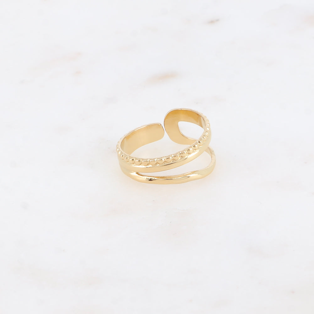 BAGUE LIOREA / DORE OU ARGENT