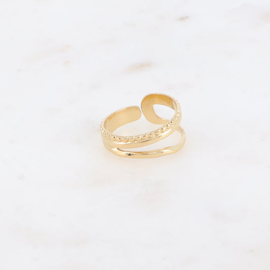 BAGUE LIOREA / DORE OU ARGENT