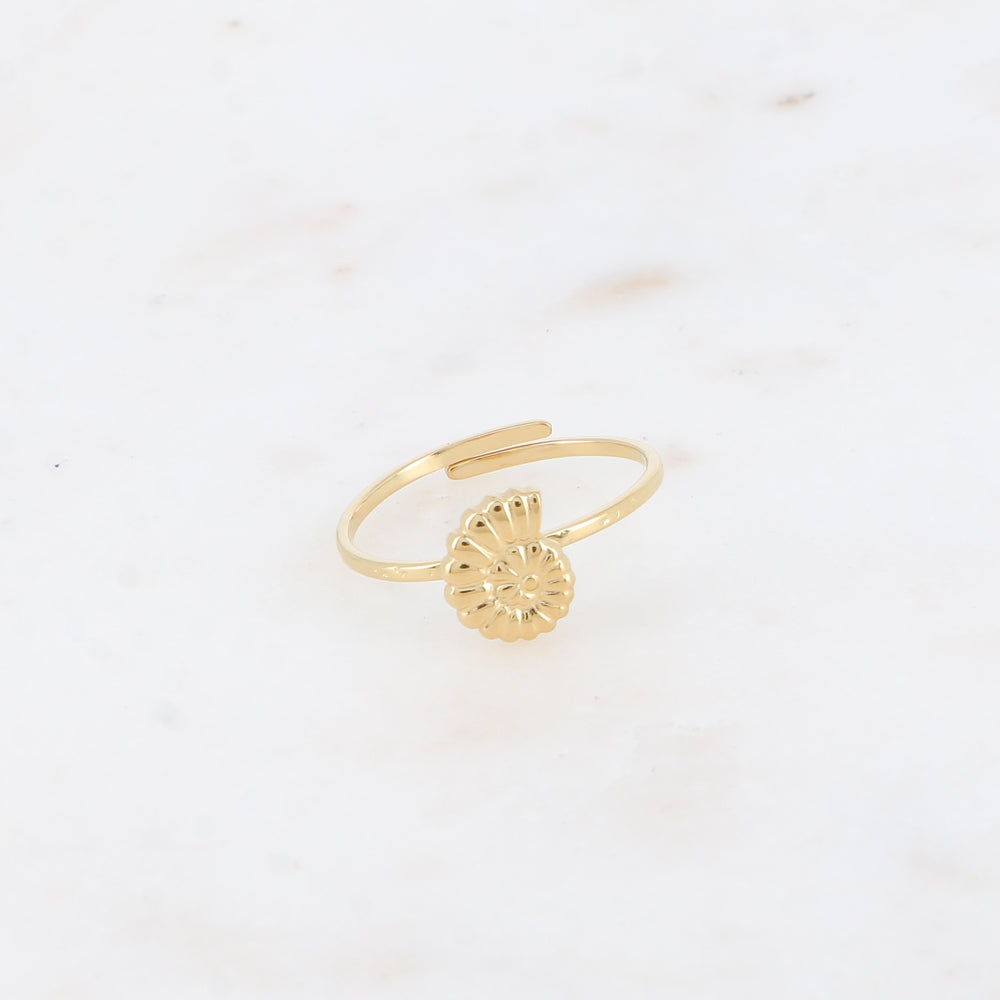 BAGUE FINE - MOTIF COQUILLAGE ESCARGOT
