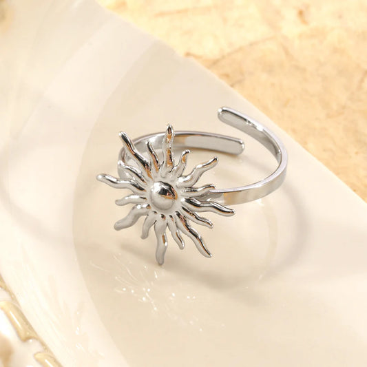 BAGUE FINE MOTIF SOLEIL