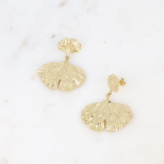 BOUCLES PENDANTES SIERRA / DORE OU ARGENT