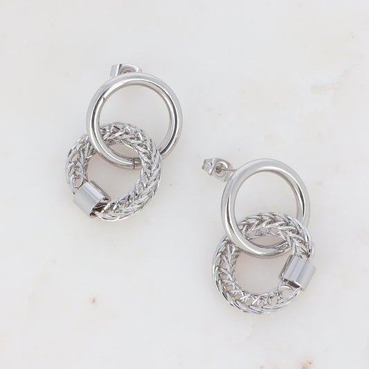 BOUCLES PUCES JODY - DOUBLE ANNEAUX