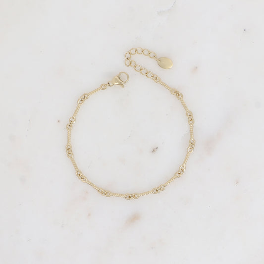 BRACELET - ANNEAU EN TIGE TORSADEE