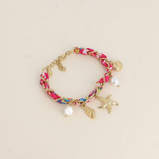 BRACELET - TISSU TRESSE / DIFFERENTES COULEURS