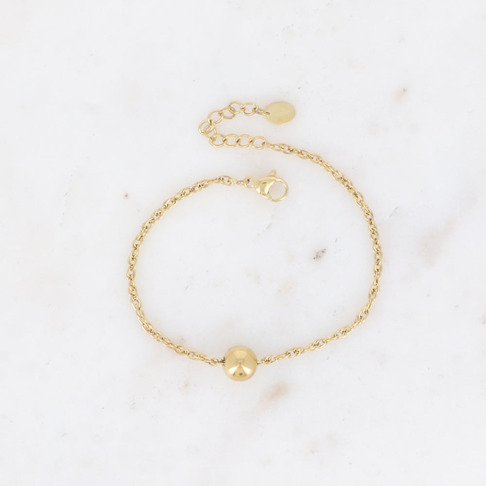 BRACELET BADIA - BOULE / DORE OU ARGENT
